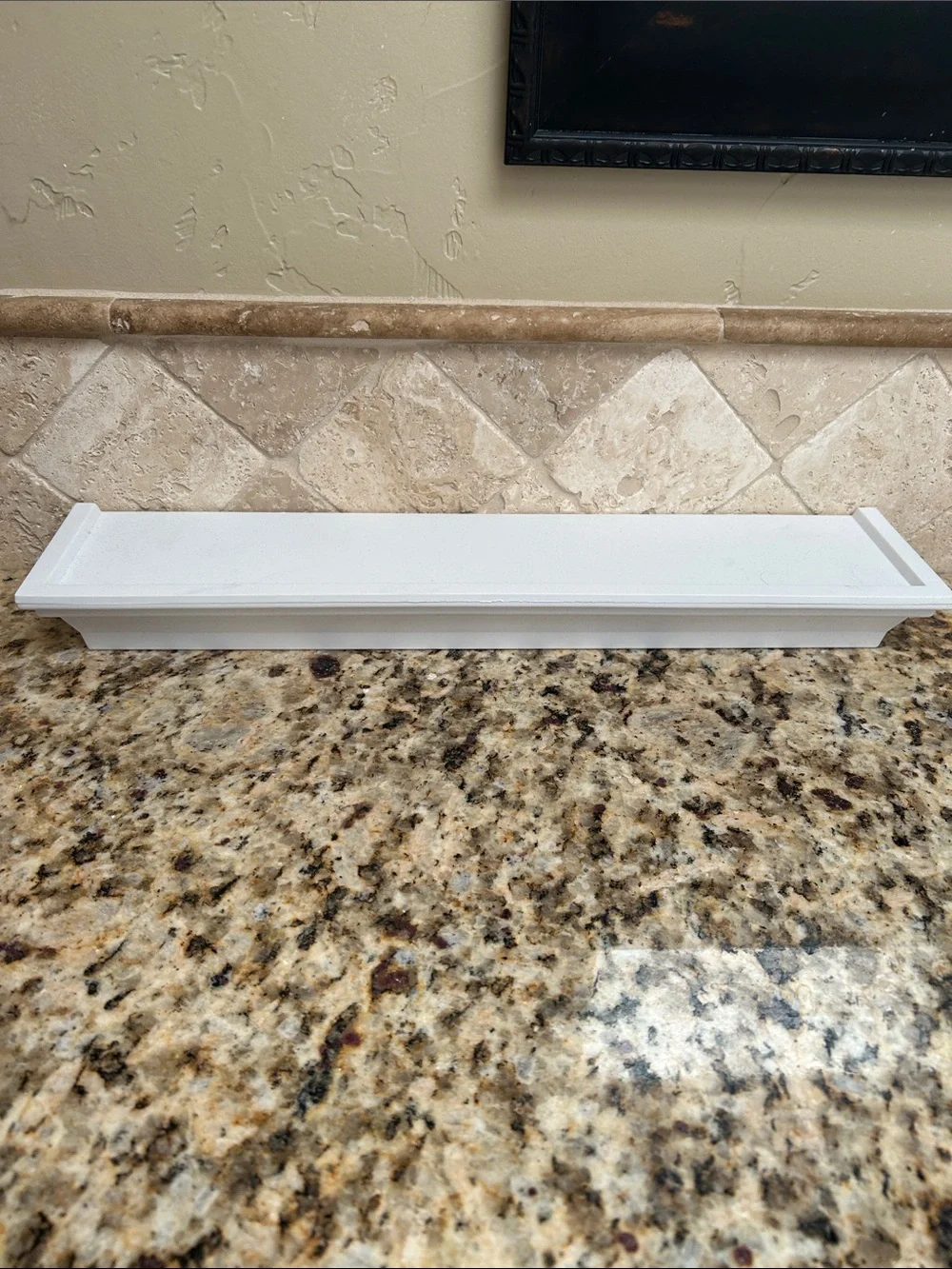 White Decorative Wall Shelf - Home Bath